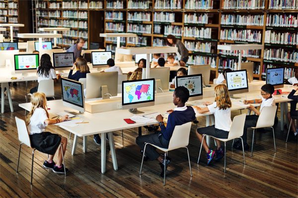 Photo of children learning in a classroom