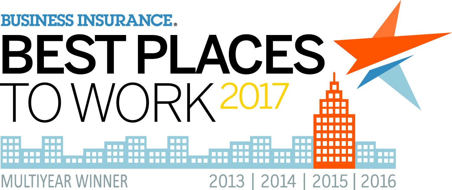 Business Insurance: Best places to work 2017 logo