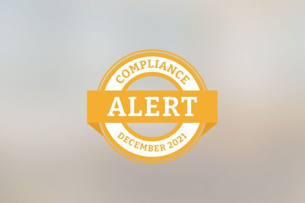 Decorative featured image photo for the latest compliance alert