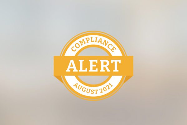 Decorative featured image photo for the latest compliance alert