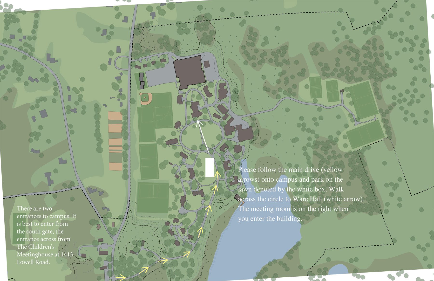 Image of Middlesex School Campus Map